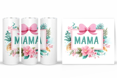 Mother's Day Tumbler Design. Mother's Day Sublimation Product Image 2