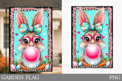 Easter Bunny Garden Flag.Easter Garden Flag Design Product Image 1