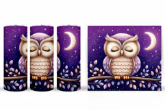 Owl Tumbler Sublimation. Owl Sublimation Product Image 2