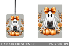 Ghost Car Air Freshener. Halloween Car Air Freshener Product Image 1