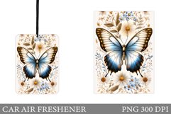 Butterfly Car Air Freshener Design. Butterfly Sublimation Product Image 1