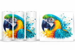 Parrot Tumbler Design. Parrot Sublimation Product Image 2