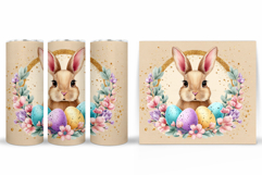 Easter Bunny Tumbler Design. Easter Tumbler Sublimation Product Image 2