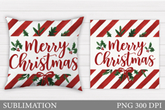 Christmas Pillow Design. Christmas Sublimation Product Image 1