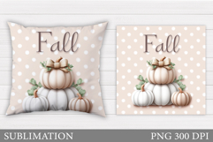 Pumpkin Pillow Design. Pumpkin Sublimation Product Image 1