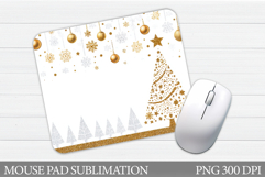 Christmas Tree Mouse Pad. Christmas Mouse Pad Design Product Image 1