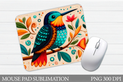 Bird Mouse Pad Design. Spring Birds Mouse Pad Product Image 1