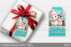 Christmas Gift Tags. Christmas Snowman Gift Tag Printable Product Image 1