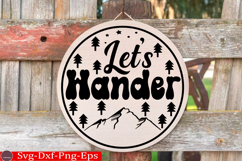 Camping Round Sign SVG Bundle | Adventure Round Sign Bundle Product Image 2