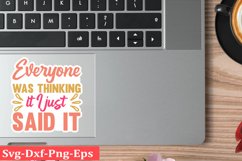 Sarcastic sticker Funny Quotes sticker, SVG, Mom Shirt Product Image 1