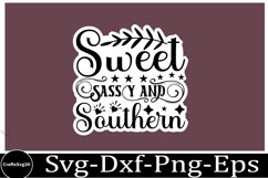 Sassy sticker svg Sarcastic SVG, Design, Funny Quotes SVG, Product Image 1