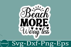 Summer sticker svg design Beach quotes Product Image 1