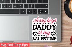 Valentine sticker SVG Design Valentine Love Sticker Svg Product Image 1