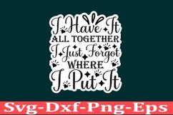 Sarcastic sticker Funny Quotes sticker, SVG, Mom Shirt Product Image 1