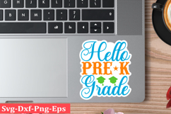 Back To School Sticker Svg Design School &amp; Teacher SVG Desig Product Image 1