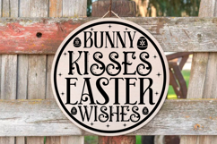Happy Easter SVG Design Cute Easter Quotes SVG Bunny SVG Product Image 1