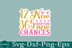 happy new year sticker Svg Bundle for Shirts 2025 New Year Product Image 2
