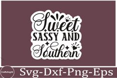 Sassy sticker svg Sarcastic SVG, Design, Funny Quotes SVG, Product Image 1