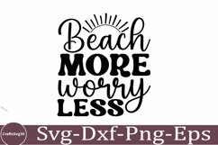 Summer vacation svg design Beach quotes Funny summer design Product Image 1