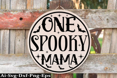 Halloween round sign svg design and Halloween quotes Product Image 1
