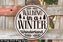Christmas Round sign Svg Design Round Sign SVG quotes Product Image 1