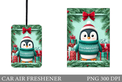 Cute Penguin Car Air Freshener. Christmas Car Air Freshener Product Image 1