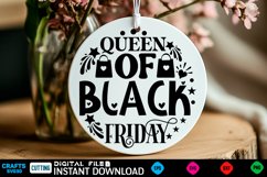 Black Friday Round Sign SVG design, Black Friday Quotes Product Image 1