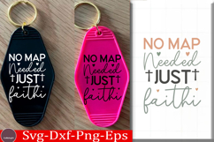 Christian Keychain Quote SVG Faith Keychain Quote png Product Image 1
