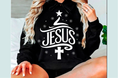 Jesus Christmas Tree SVG PNG Christian Product Image 1