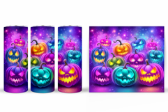 Halloween Pumpkin Tumbler Wrap. Halloween Tumbler Design Product Image 2