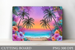 Sea Cutting Board Design. Sea Sublimation Product Image 1