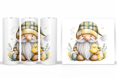 Easter Gnome Tumbler Design. Easter Tumbler Sublimation Product Image 2