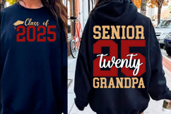 Senior 2025 SVG PNG, Graduation SVG PNG Product Image 1