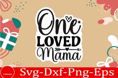 Mothers day sticker SVG design Funny Mom Svg Design Funny Product Image 1