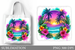 Sea Tote Bag Sublimation. Sea Sublimation Product Image 1