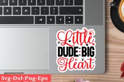 Valentine sticker SVG Design Valentine Love Sticker Svg Product Image 1