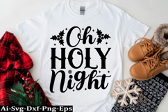 Christmas Svg Design Round Sign SVG quotes Product Image 1