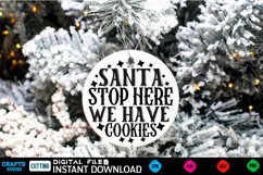 Christmas Round sign Svg design Christmas Svg holiday quotes Product Image 1