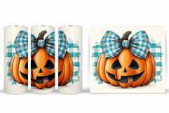 Halloween Pumpkin Tumbler Wrap. Halloween Tumbler Design Product Image 2