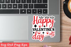 Valentine sticker SVG Design Valentine Love Sticker Svg Product Image 1