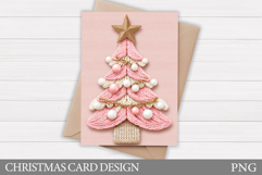 Christmas Tree Card Design. Christmas Card Printable Product Image 1