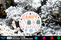Christmas Round sign Svg design holiday quotes Svg Christmas Product Image 1