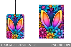 Easter Car Air Freshener. Easter Sublimation Product Image 1