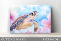 Turtle Kitchen Cutting Board. Sea Turtle Cutting Board Product Image 1