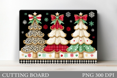 Christmas Tree Cutting Board. Kitchen Cutting Board Design Product Image 1