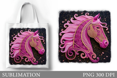 Horse Tote Bag Design. Horse Sublimation Product Image 1