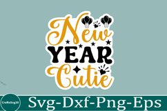 happy new year sticker Svg Bundle for Shirts 2025 New Year Product Image 11