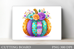 Pumpkin Cutting Board Design. Pumpkin Sublimation Product Image 1