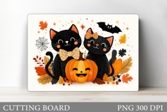 Halloween Cat Cutting Board. Halloween Cutting Board Product Image 1