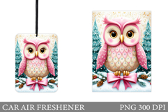 Cute Owl Car Air Freshener. Christmas Car Air Freshener Product Image 1